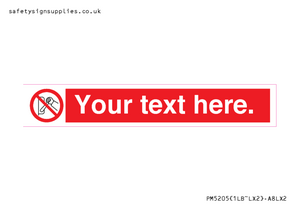 Custom Do Not Operate Sign